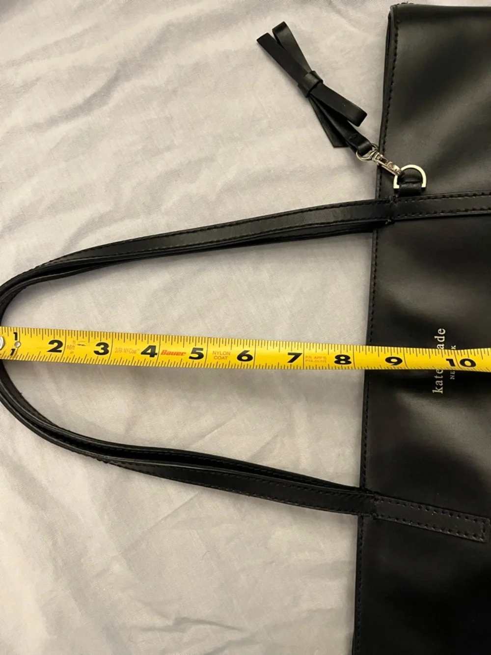 kate spade Black Leather Tote Purse